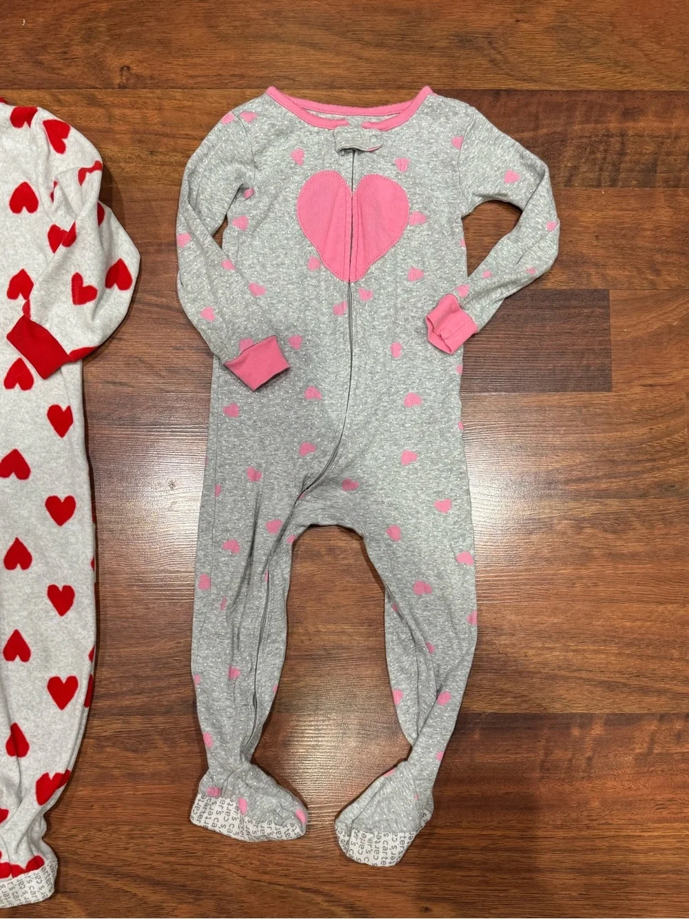 Carter's - Pajama Bundle in 2T - Fleece and Cotton, Zip Closure with Some Footed